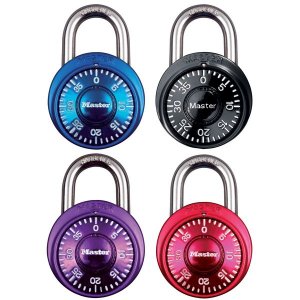 Master Lock 1533EURD set kombinačních visacích zámků 38 mm (1 balení / 4 ks)