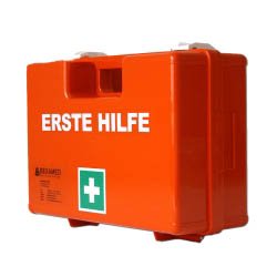 Medizinkoffer - orange - DIN 13157