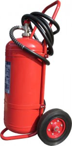 Pojazdný hasiaci prístroj Beta P50 BETA-S Class D 50 kg - práškový, trieda D