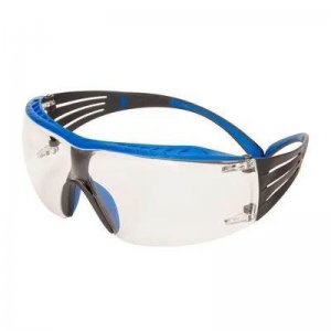 SF401XSGAF-BLU-EU,  SecureFit™ 400X Okuliare, modrá/sivá, Scotchgard™ (K&N), čirý priezor