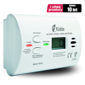 Kidde 7DCO CP-Detektor mit Alarm und LCD Display