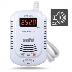 SAFE 808L detektor horľavých a výbušných plynov (zemný plyn)