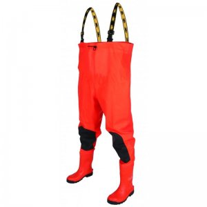 Bezpečnostné čižmy CHEST WADERS  Max S5  Fluo orange 47