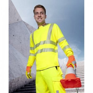 Tričko s dlhým rukávom ARDON®SIGNAL Hi-Vis žlté 4XL