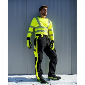 Nohavice do pása ARDON®NEON WINTER čierno-žlté 3XL