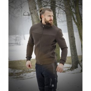 Mikina ARDON®M007 hnedá 5XL