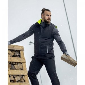 Zimná softshell vesta ARDON®VISION, čierno-žltá 4XL