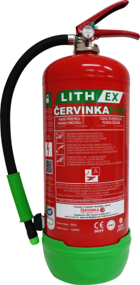 Hasicí přístroj k hašení lithiových baterií AVD LITH EX6 - 6 l