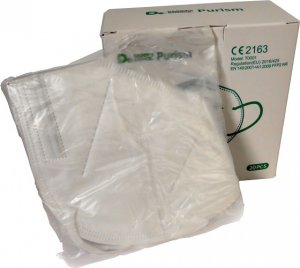 Jednorázový filtrační respirátor KN95 / FFP2 Purism 20 ks v balení