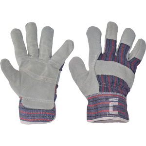 Červa GULL pracovné a ochranné rukavice - hovädzia koža - balenie 12 párov