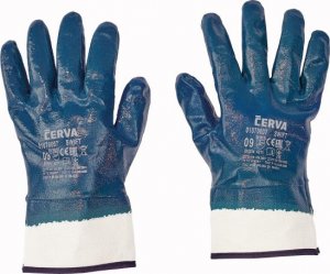 Pracovní a ochranné rukavice Červa SWIFT - bavlna máčená v nitrilu - balení 12 párů