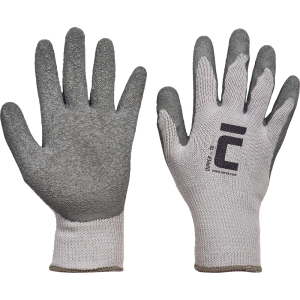 Pracovní a ochranné rukavice Červa DIPPER - nylon máčený v latexu - 12 párů