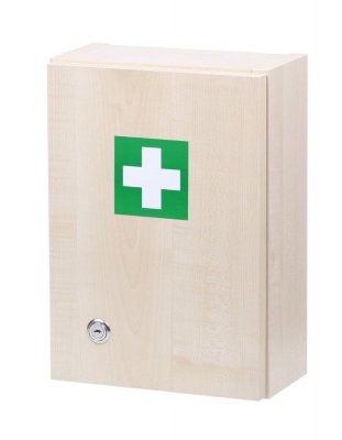 Prázdná nástěnná lékárnička Štěpař - dekor dřevo
