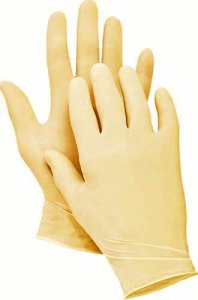 Jednorázové latexové rukavice 7M - 50 ks