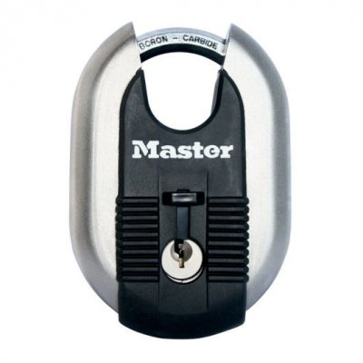 Master Lock Excell M187EURD titanový visací zámek 60 mm