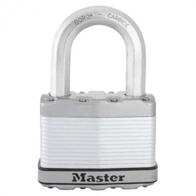 Master Lock Excell M15EURDLF titanový visací zámek 64 mm