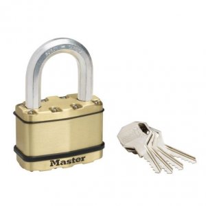 Master Lock Excell M15BEURDLF mosazný visací zámek  64 mm