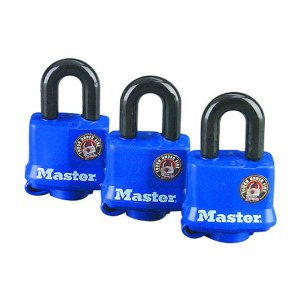 Master Lock 312EURTRI set 3ks odolný visací zámek 40 mm