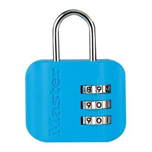 Master Lock 4670EURDCOL  visací zámek pro zavazadla - modrý