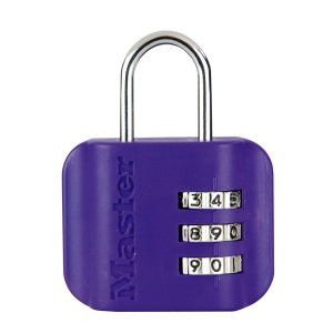 Master Lock 4670EURDCOL  visací zámek pro zavazadla - fialový