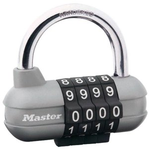 Master Lock 1520EURD kombinační visací zámek - šedý