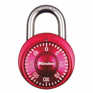 Master Lock 1530EURDCM kombinační visací zámek 48 mm - červený