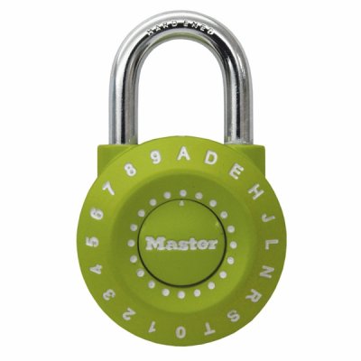 Master Lock 1590EURDCOL kombinační visací zámek - zelený