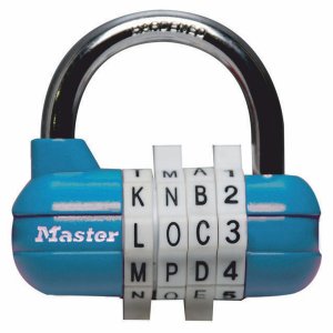Master Lock 1534EURD kombinační visací zámek horizontální - modrý