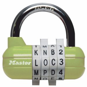 Master Lock 1534EURD kombinační visací zámek horizontální - zelený