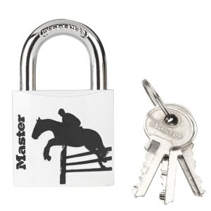 Master Lock 3430EURDSPO_horse visací zámek z pevného hliníku 30 mm