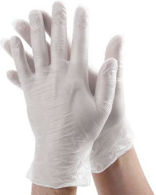 FINO jednorazové latexové rukavice 50 ks - transparentné