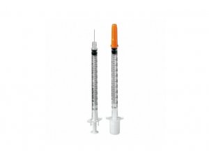 Inzulinová stříkačka Omnican s jehlou 1 ml, 0,3 mm x 12 mm - balení 100 ks