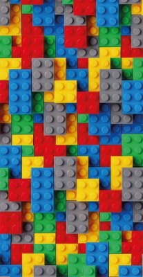 Bavlnená osuška LEGO - farebná