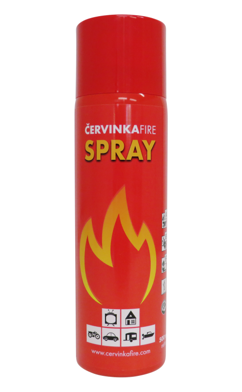 Lösch-Spray 500ml, Feuerlöscher Schaum als Löschmittel in Aerosoldose