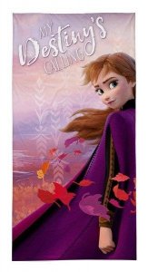 Bavlněné osuška DISNEY Frozen  Anna - fialová