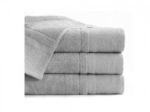 Bavlněný ručník Rosa 50 x 90 cm - světle šedá