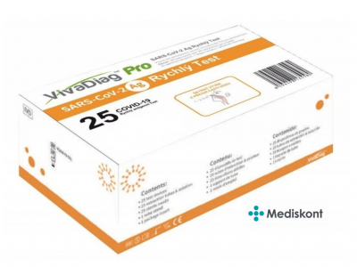 VivaDiag Pro Rapid Antigen Test (SARS-CoV-2 Ag Rapid Test) am Nasenrand - Set à 25 Stück