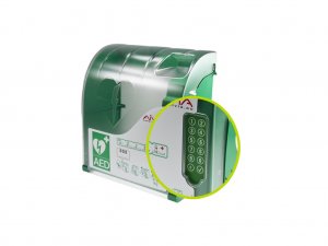 Box pro AED s alarmem (AIVIA 210 IN) a zámkem - pro interiér