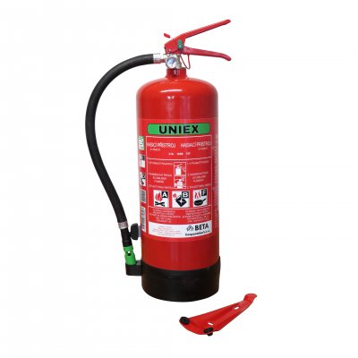 UNIEX Pěnový hasicí přístroj F6 BETA WLi - 6L hašení lithiových baterií