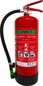 UNIEX Penový hasiaci prístroj F9 BETA WLi - 9L hašení lithiových baterií