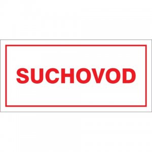 Samolepka Suchovod 210 x 100 mm
