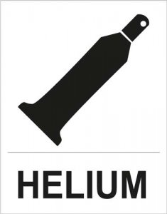 Heliumaufkleber 150 x 210 mm