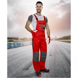 Kalhoty s laclem ARDON®2STRONG červeno-šedé