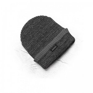 Zimná čiapka pletená + flísová podšívka ARDON®VISION Neo čierno/sivá