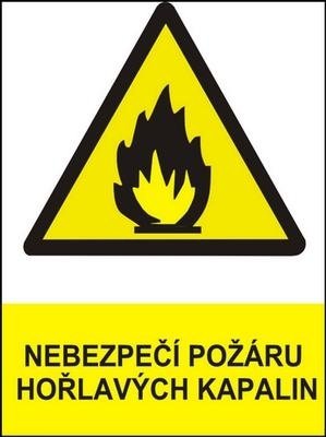 Nebezpečenstvo požiaru horľavých kvapalín