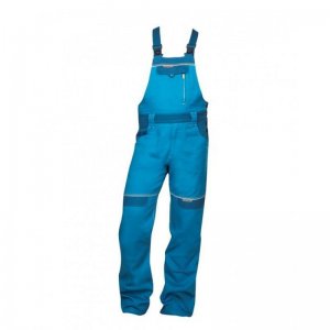 Nohavice s náprsenkou ARDON®COOL TREND skrátené stredne modré
