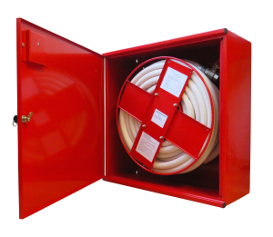 Hydrantový systém D25 640 x 640 x 265 mm - červená